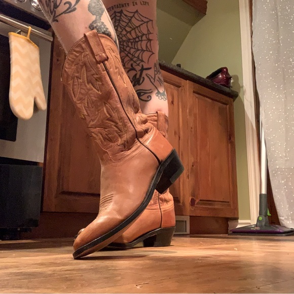 Leather Cowboy Boots - Picture 9 of 9